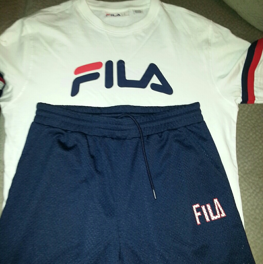 Fila Shirt and shorts